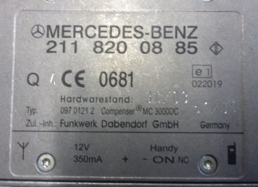 Preview: Antennenverstärker A2118200885-Mercedes E-Klasse W211/S211 220CDI