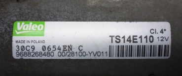 Preview: Anlasser Starter 9688268480-Citroën C1 (PM_, PN_) 1.4 HDi