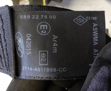 Preview: Sicherheitsgurt Gurt Straffer hinten rechts-Ford Tourneo Connect 1.8 TDCi