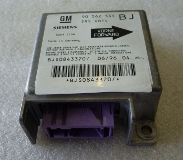 Opel Astra F Bj.96-1,6i-Airbag Steuergerät-90562544