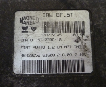 Preview: Fiat Punto 176(75)-1,2-Motorsteuergerät IAW 8F.5T 46439052