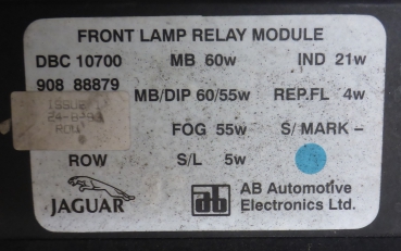 Preview: Steuergerät Front Scheinwerfer DBC 10700-Jaguar XJ40 4.0 Sovereign