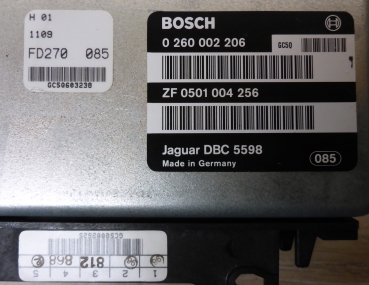 Preview: Getriebe Steuergerät 0260002206 DBC 5598-Jaguar XJ40 4.0 Sovereign