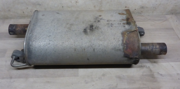 Preview: Mittel Schalldämpfer Auspuff Topf 7H0253211G-Volkswagen VW T5 7H 2.5 TDI