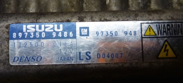 Preview: Motor Steuergerät Set 97350948 Tacho 13173381XT Schlüssel-Opel Meriva A 1.7 CDTI