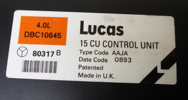Steuergerät DBC10645-Jaguar XJ40 4.0 Sovereign
