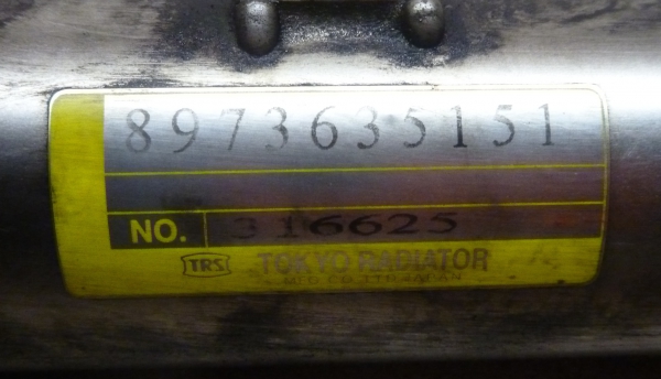 Abgaskühler 8973635151-Opel Meriva A 1.7 CDTI