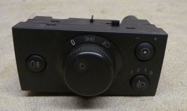 Lichtschalter 93394756-Opel Meriva A 1.7 CDTI